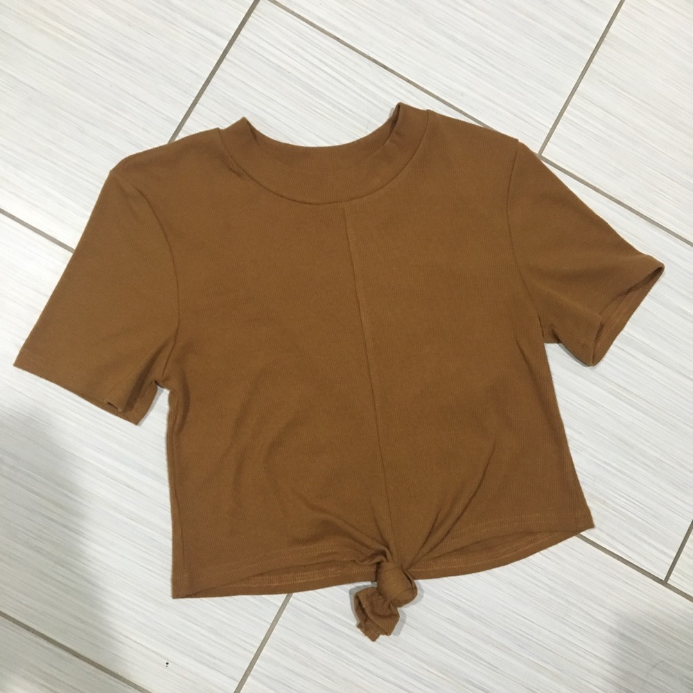 The Hanger Knotted Crop Top